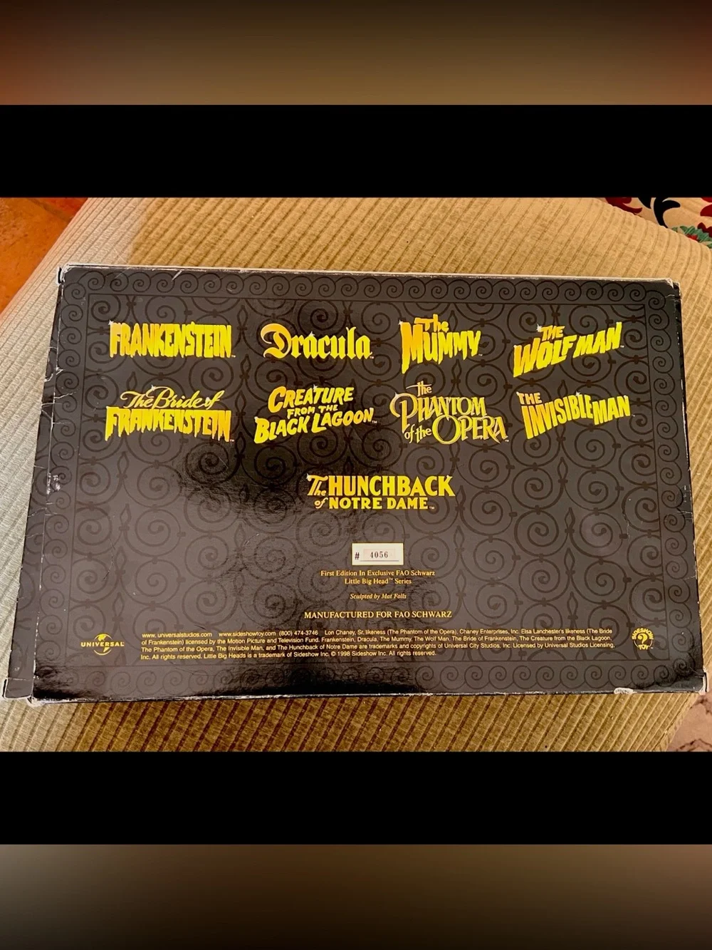 Universal Studios Monsters Little Big Heads Limited Edition Boxed Set 1998